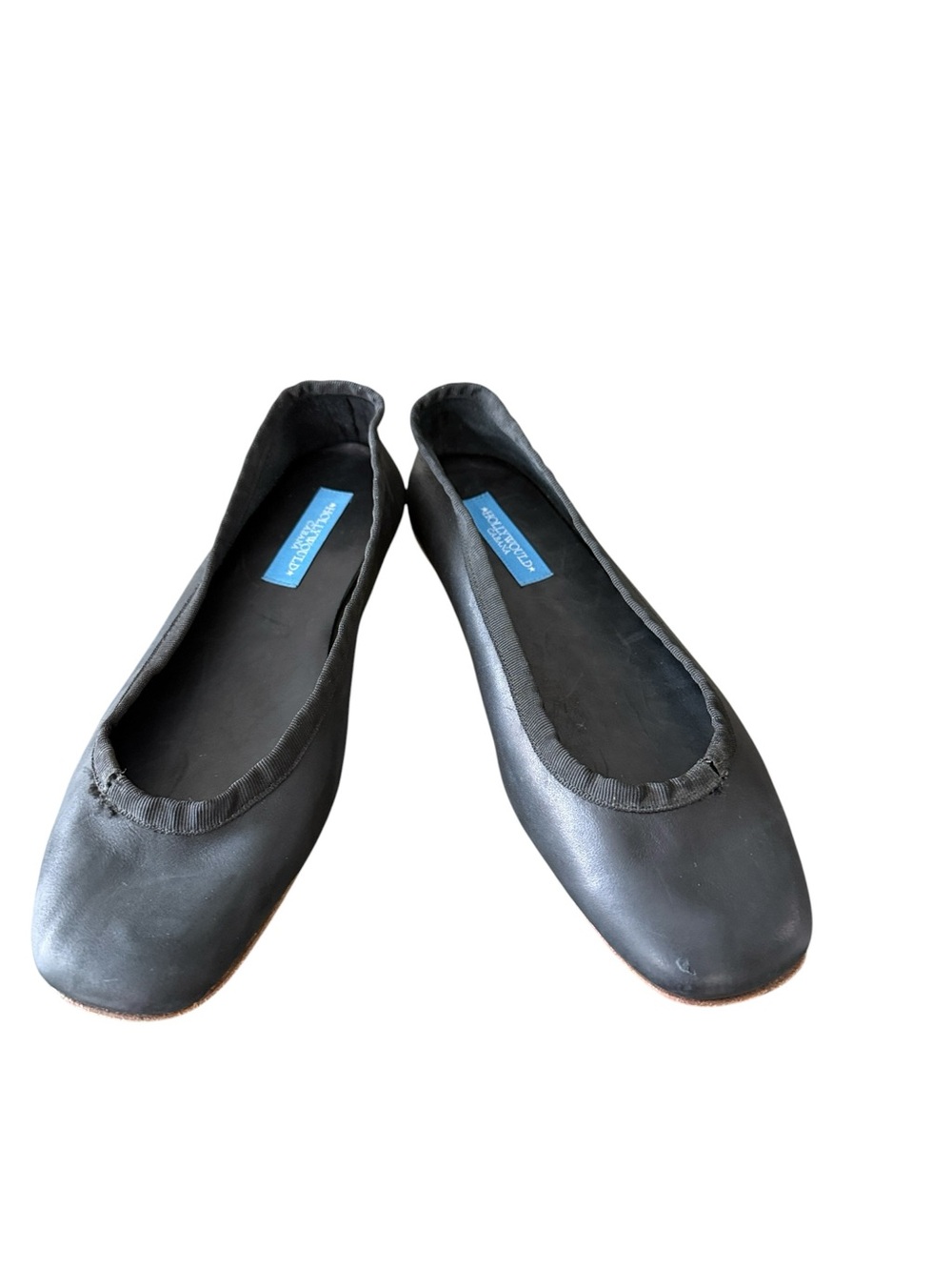 Hollywould Cabana  Leather Ballet Flats Made in Italy Size EU 39.5 US 8.5